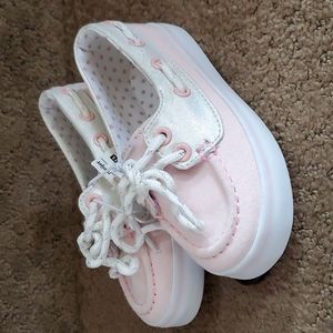 Baby Toddler Girls Falls Creek Pink Boat Shoes Loafers Size 5 7 9 NWT